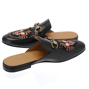 GUCCI Slippers Tiger Embroidered Men 6